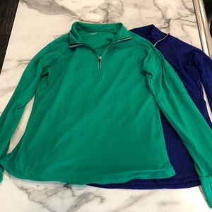 Reebok BUNDLE, 2 Large Quarter-Zips